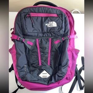 The North Face Backpack Recon Magenta Purple School, Travel, Office
